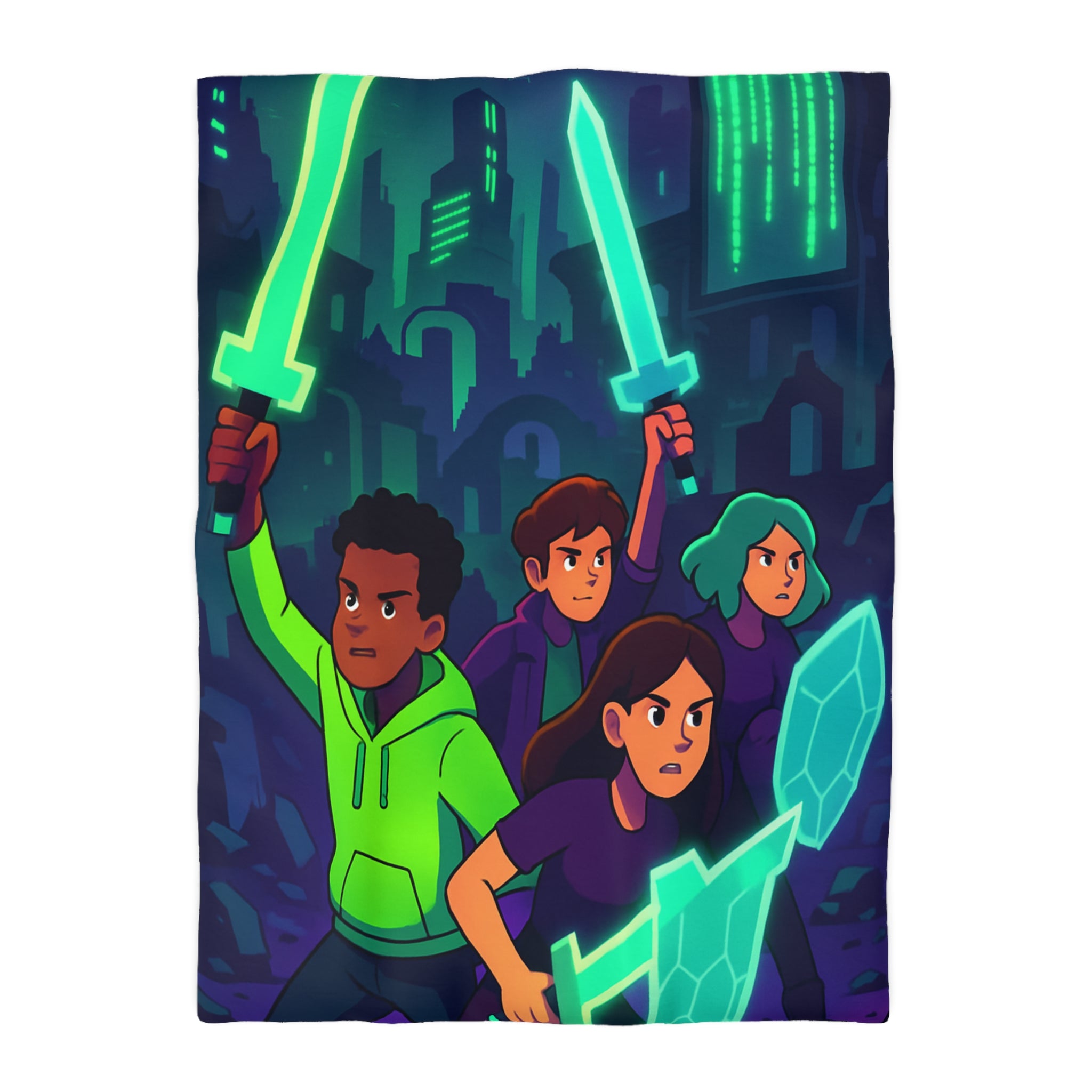 Housse de Couette Microfibre Création Artistique Moderne Design Exclusif Décoration Chambre