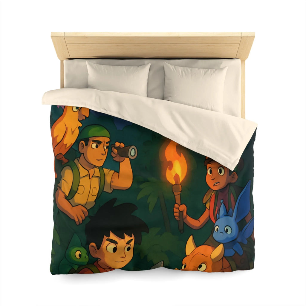 Explorez la jungle en famille avec des amis animaux et un volcan en éruption.