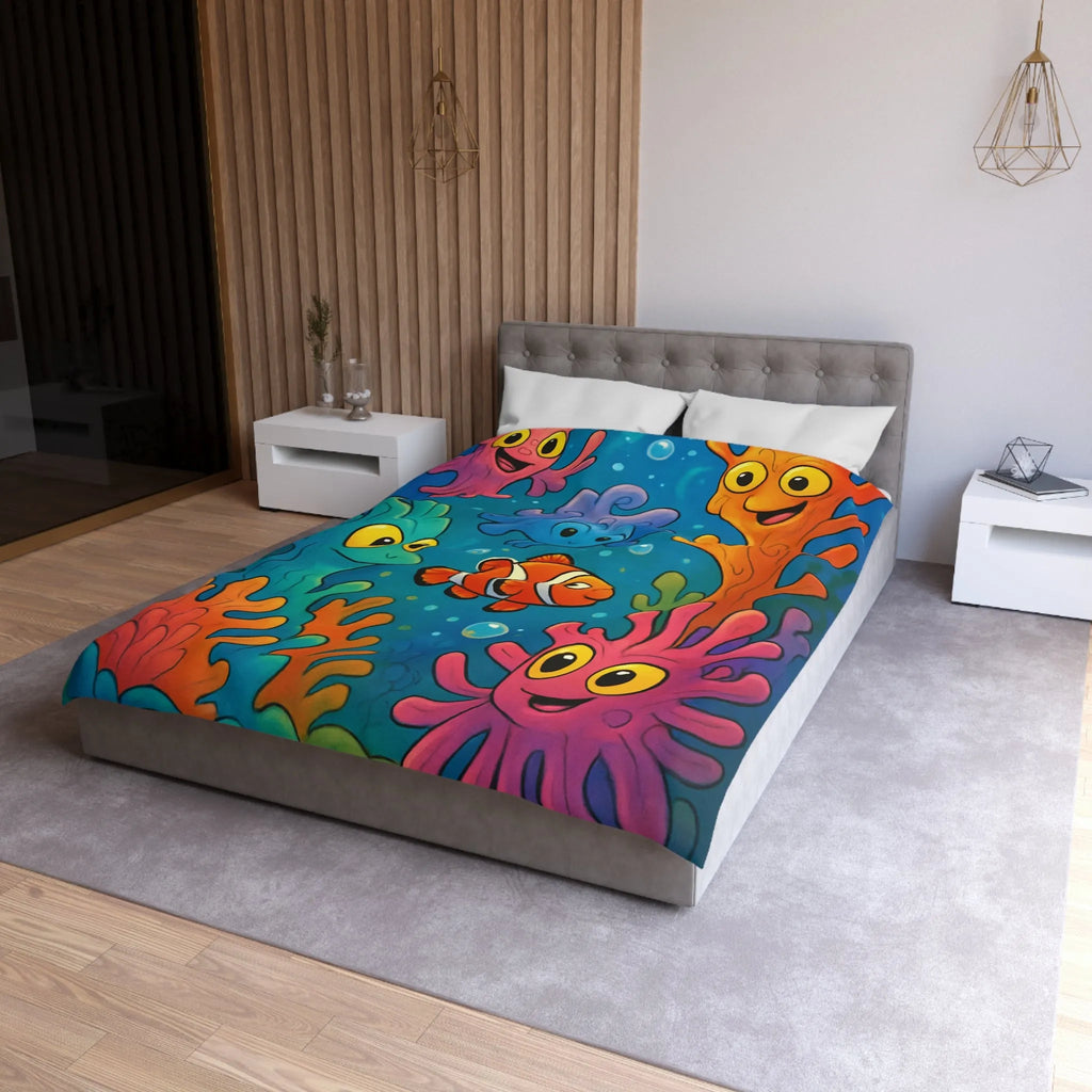 Explorez un Récif Abondant avec Poissons Sourire pour Chambre Enfant Enchantée