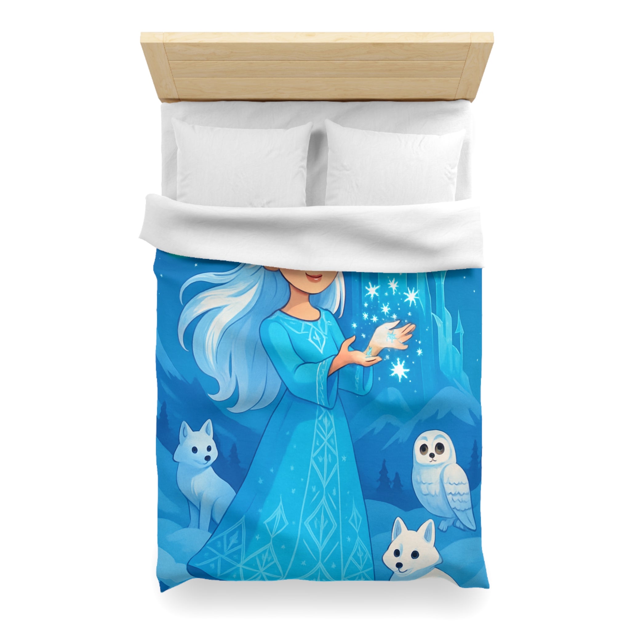 Housse de Couette Microfibre Motif Créatif Original Style Contemporain Chambre Élégante