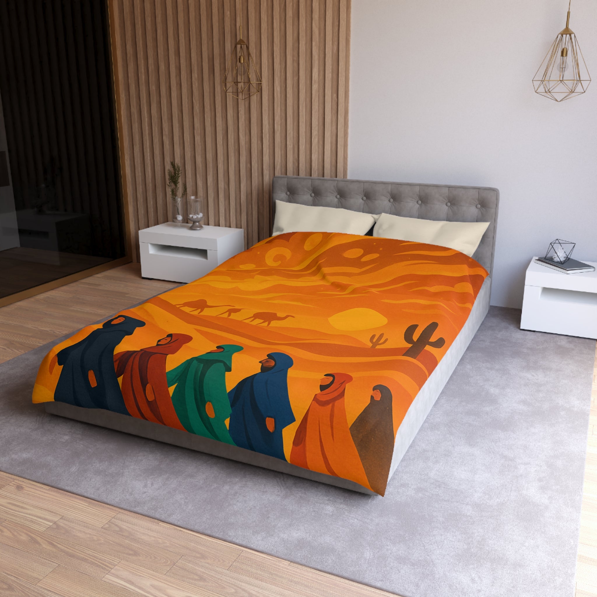 Housse de Couette Microfibre Création Artistique Moderne Design Exclusif Décoration Chambre