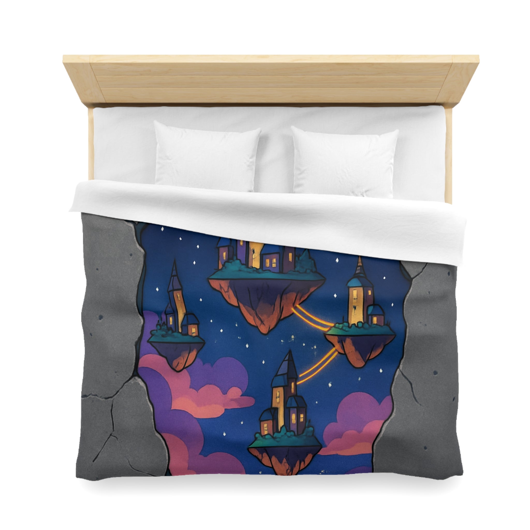 Housse de Couette Microfibre Création Artistique Moderne Design Exclusif Décoration Chambre