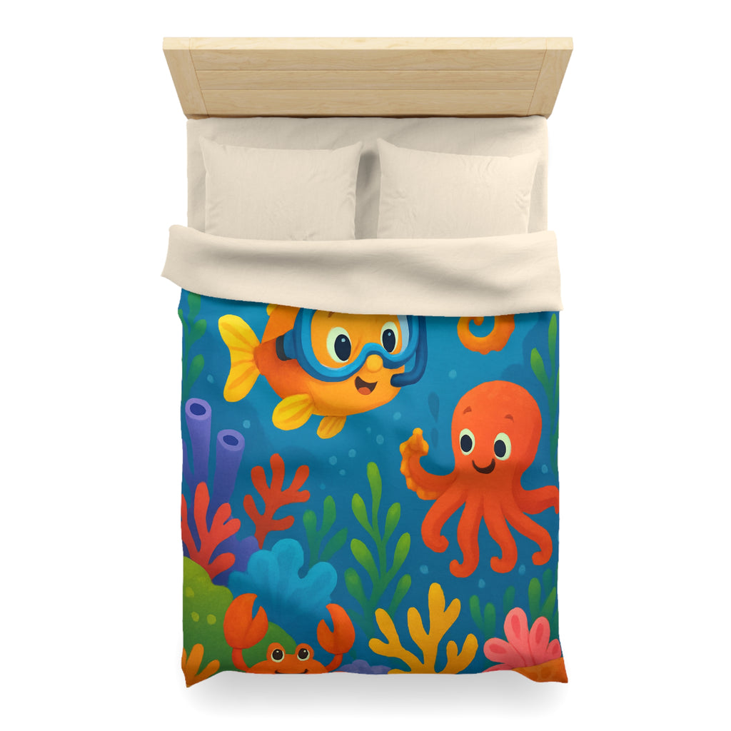 Housse de Couette Microfibre Création Artistique Moderne Design Exclusif Décoration Chambre