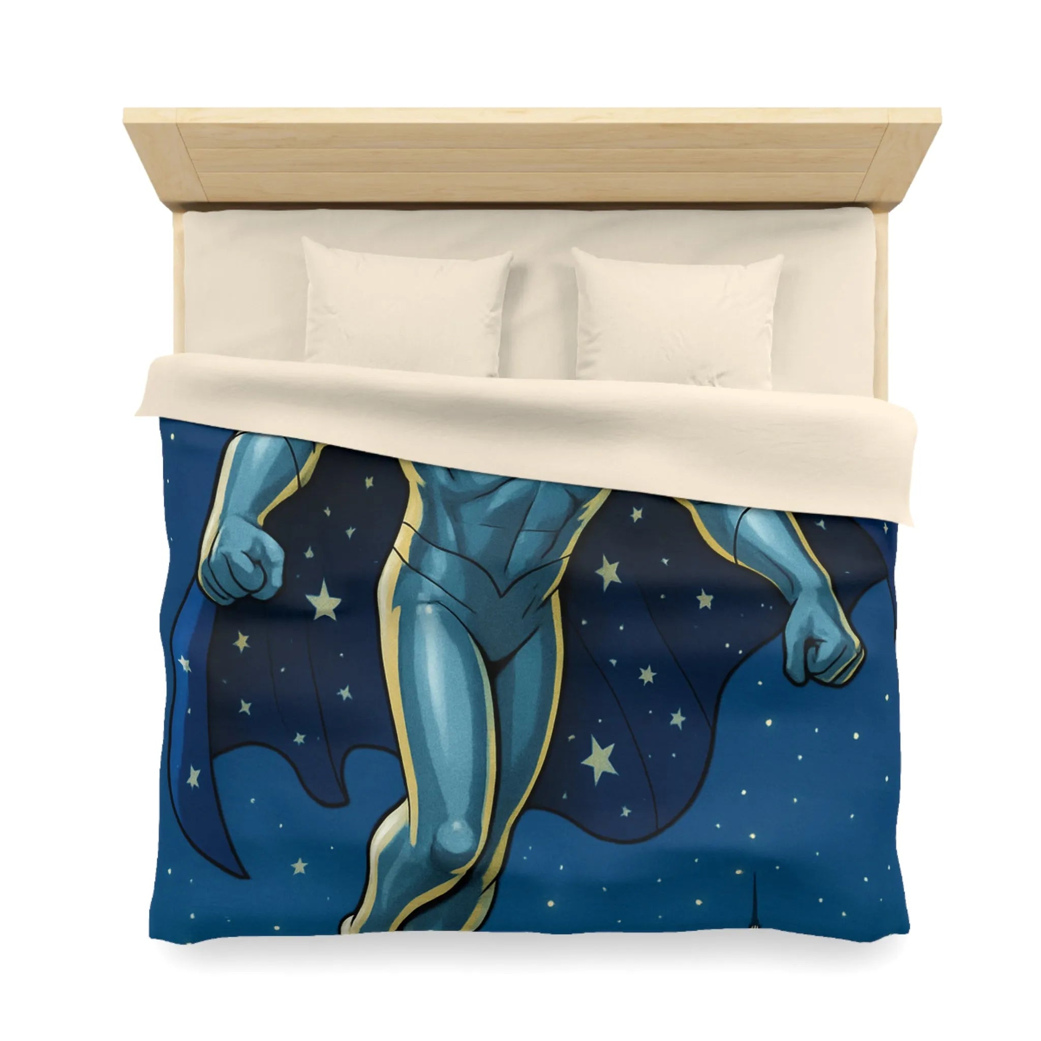 Housse de Couette Microfibre Art Graphique Contemporain Style Décoratif Chambre Tendance