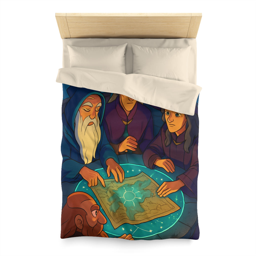 Housse de Couette Microfibre Création Artistique Moderne Design Exclusif Décoration Chambre