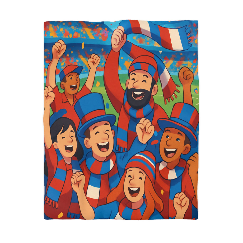 Housse de Couette Microfibre Illustration Unique Design Moderne Décoration Intérieure Raffinée