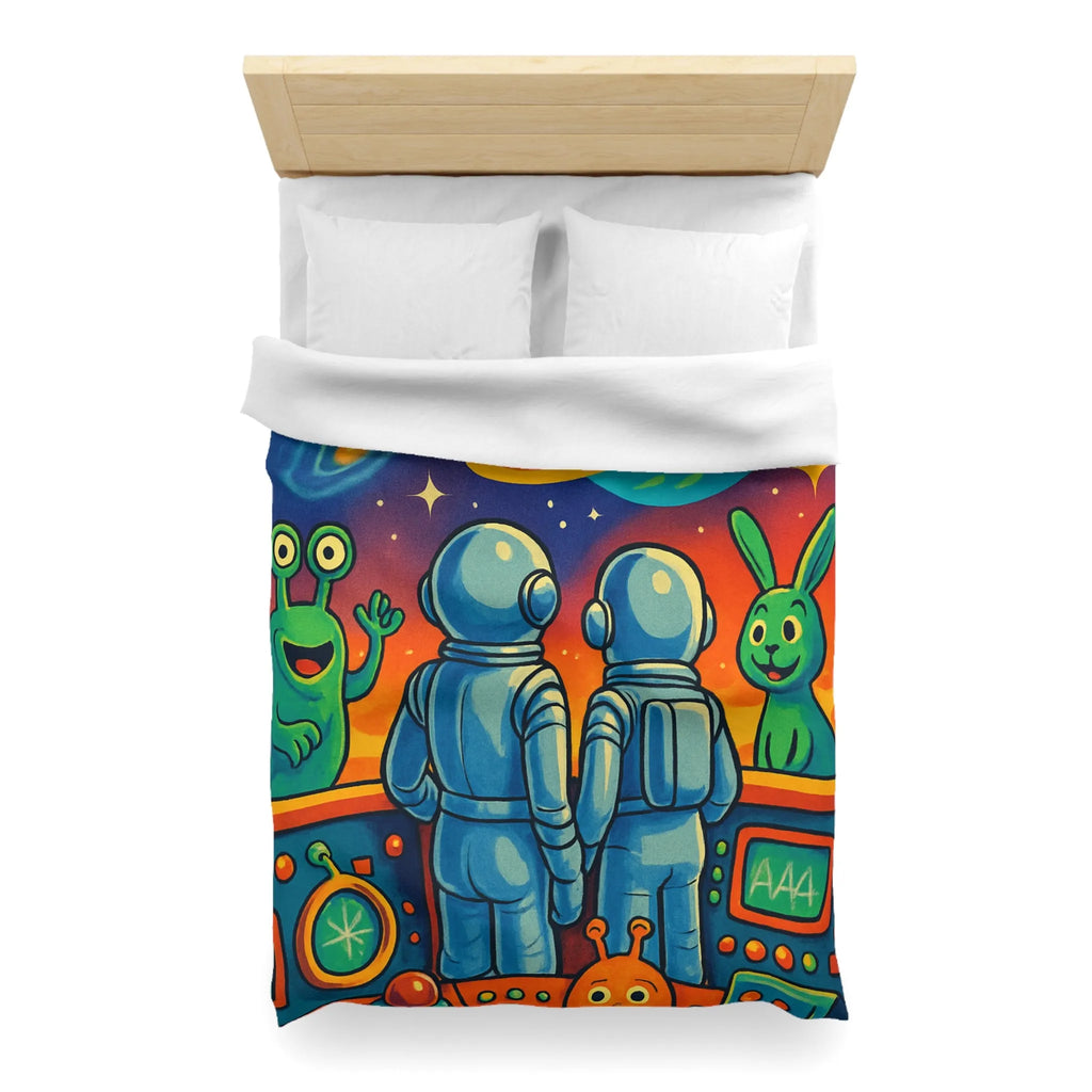 Housse de Couette Microfibre Création Artistique Moderne Design Exclusif Décoration Chambre