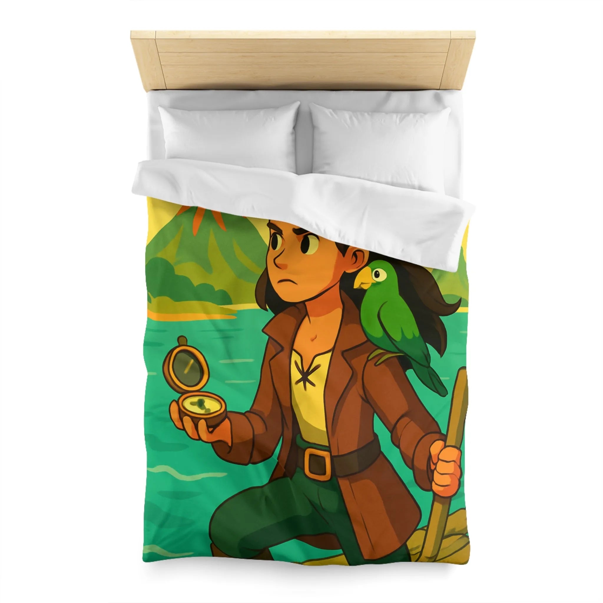 Housse de Couette Microfibre Création Artistique Moderne Design Exclusif Décoration Chambre