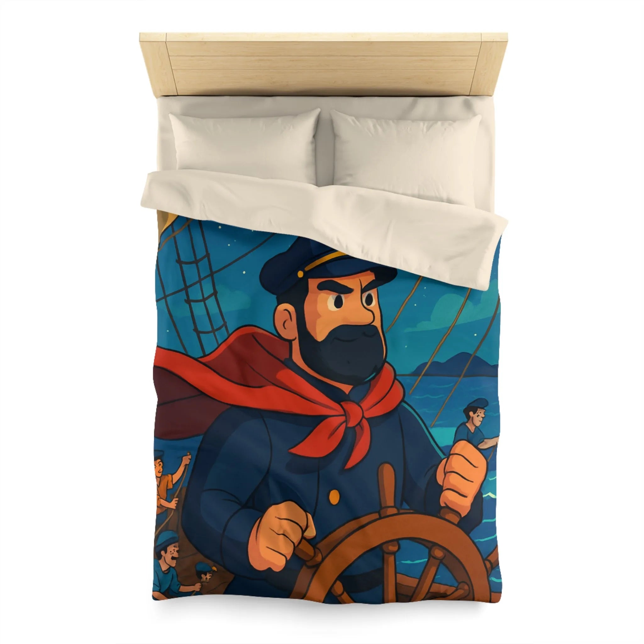 Housse de Couette Microfibre Art Graphique Contemporain Style Décoratif Chambre Tendance