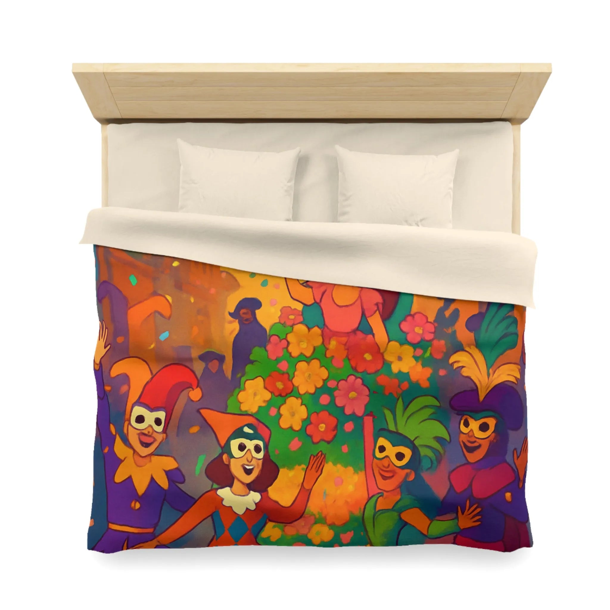 Housse de Couette Microfibre Création Artistique Moderne Design Exclusif Décoration Chambre