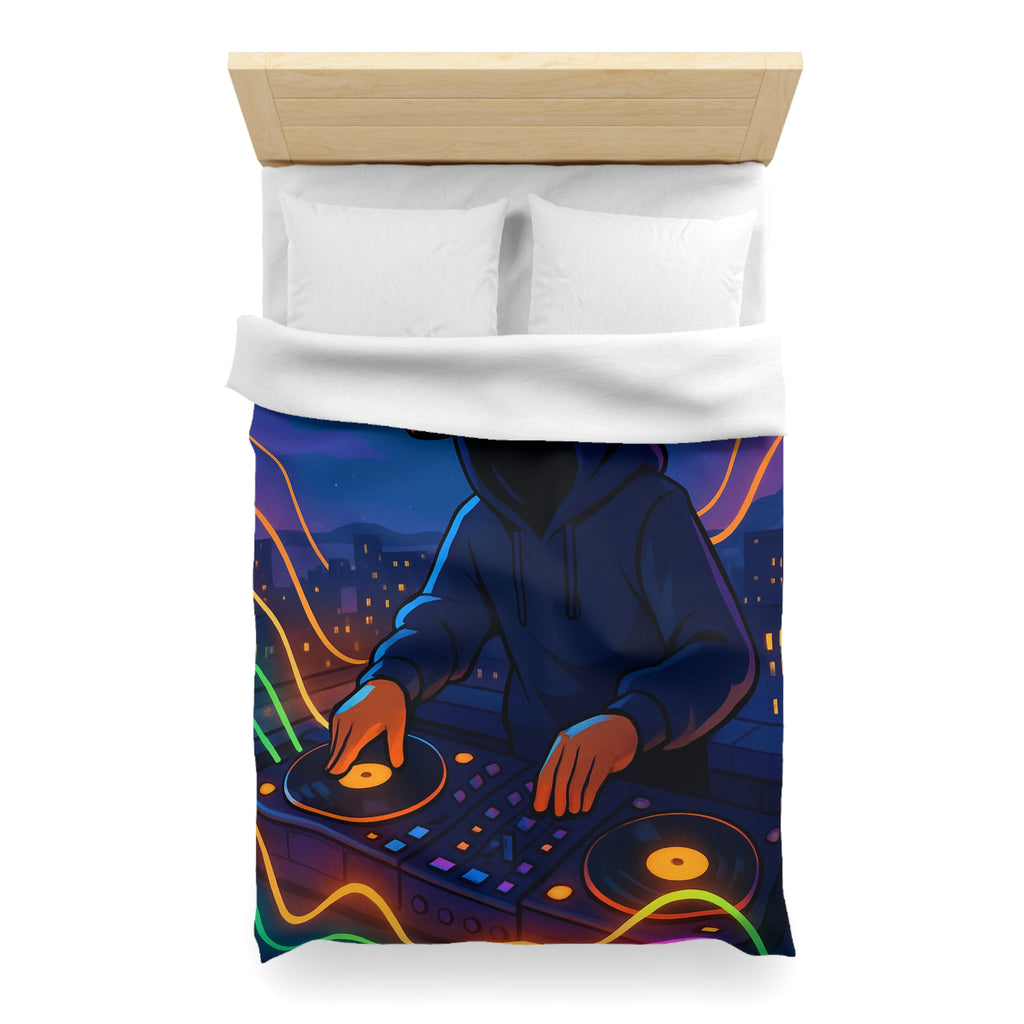 Housse de Couette Microfibre Design Artistique Moderne Décoration Chambre Confort Premium