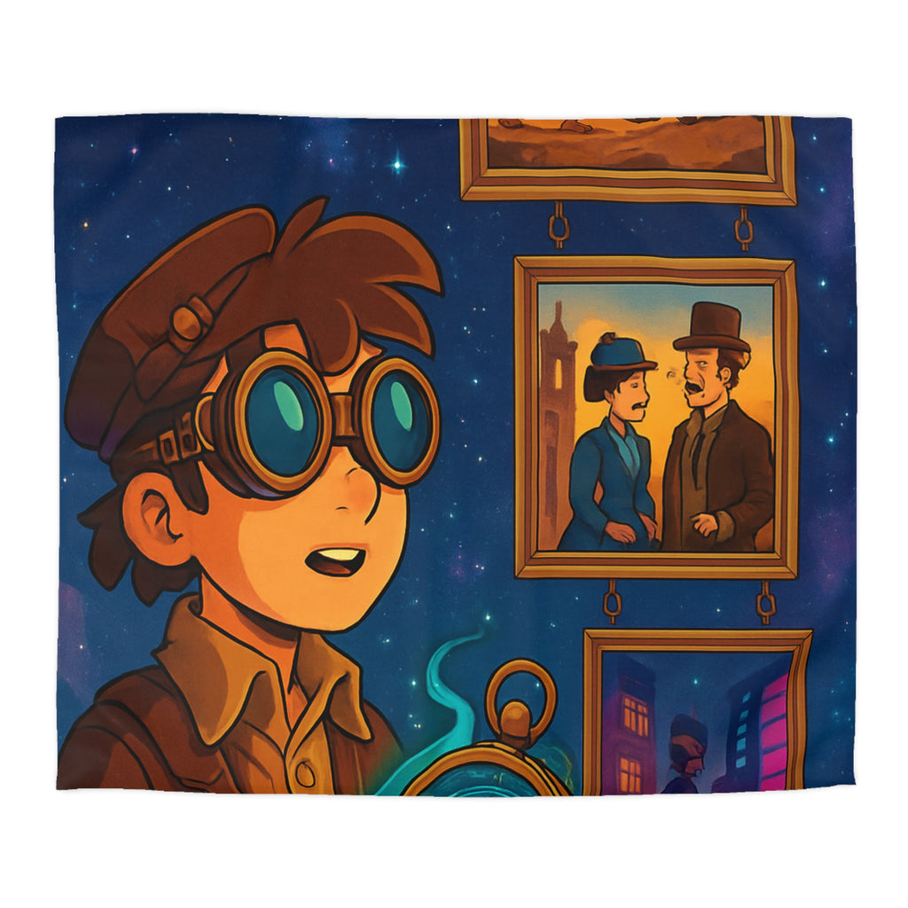 Housse de Couette Microfibre Design Artistique Moderne Décoration Chambre Confort Premium