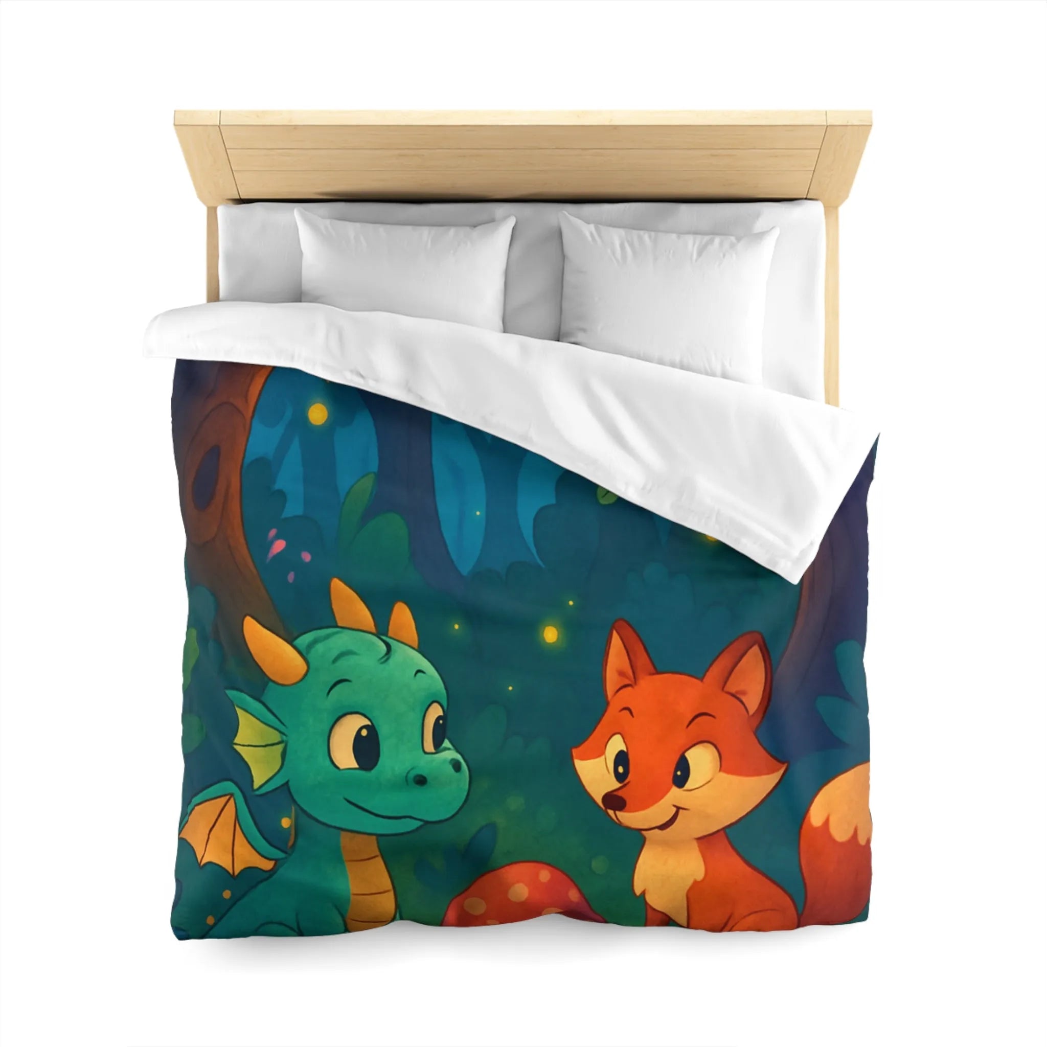 Housse de Couette Microfibre Art Graphique Contemporain Style Décoratif Chambre Tendance