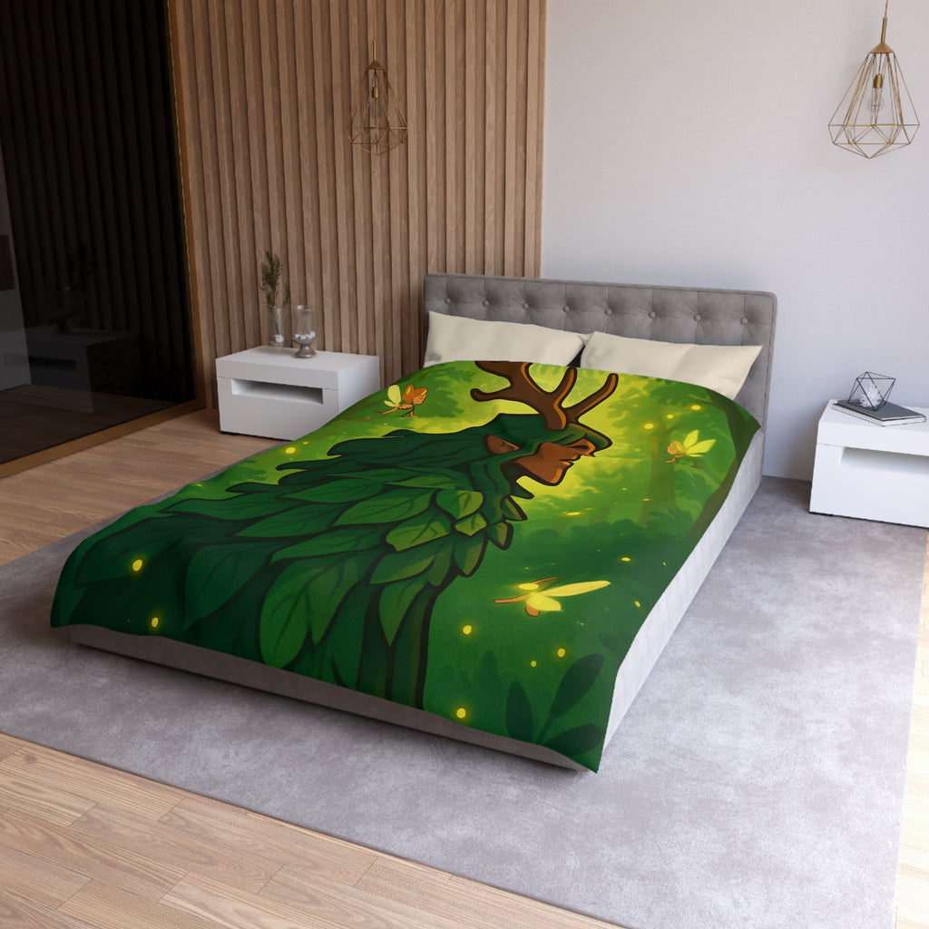 Housse de Couette Microfibre Motif Créatif Original Style Contemporain Chambre Élégante