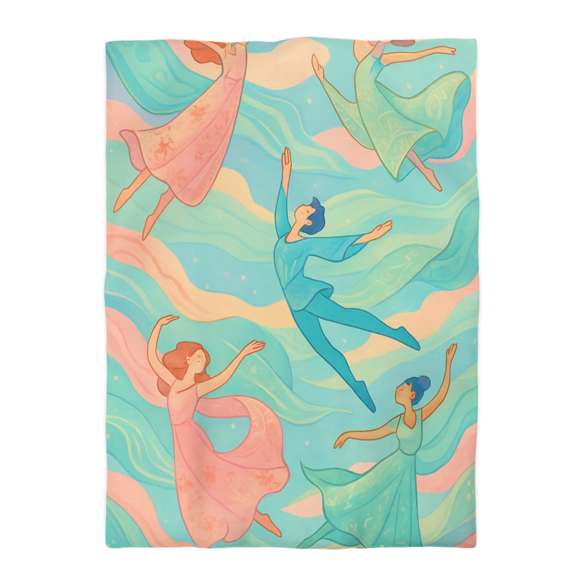 Housse de Couette Microfibre Illustration Unique Design Moderne Décoration Intérieure Raffinée