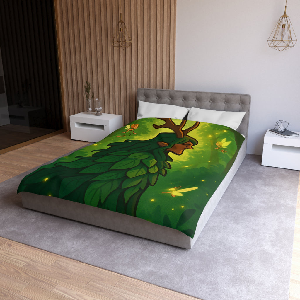 Housse de Couette Microfibre Motif Créatif Original Style Contemporain Chambre Élégante