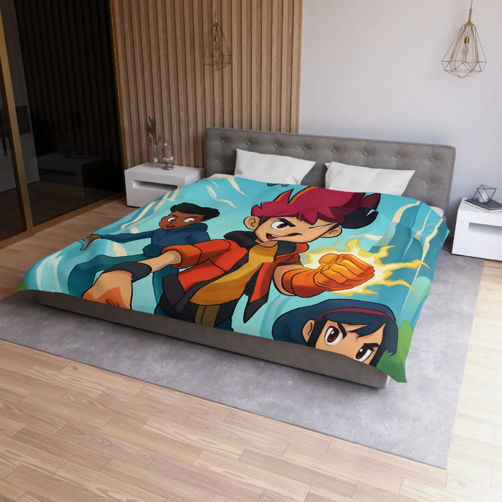 Housse de Couette Microfibre Création Artistique Moderne Design Exclusif Décoration Chambre