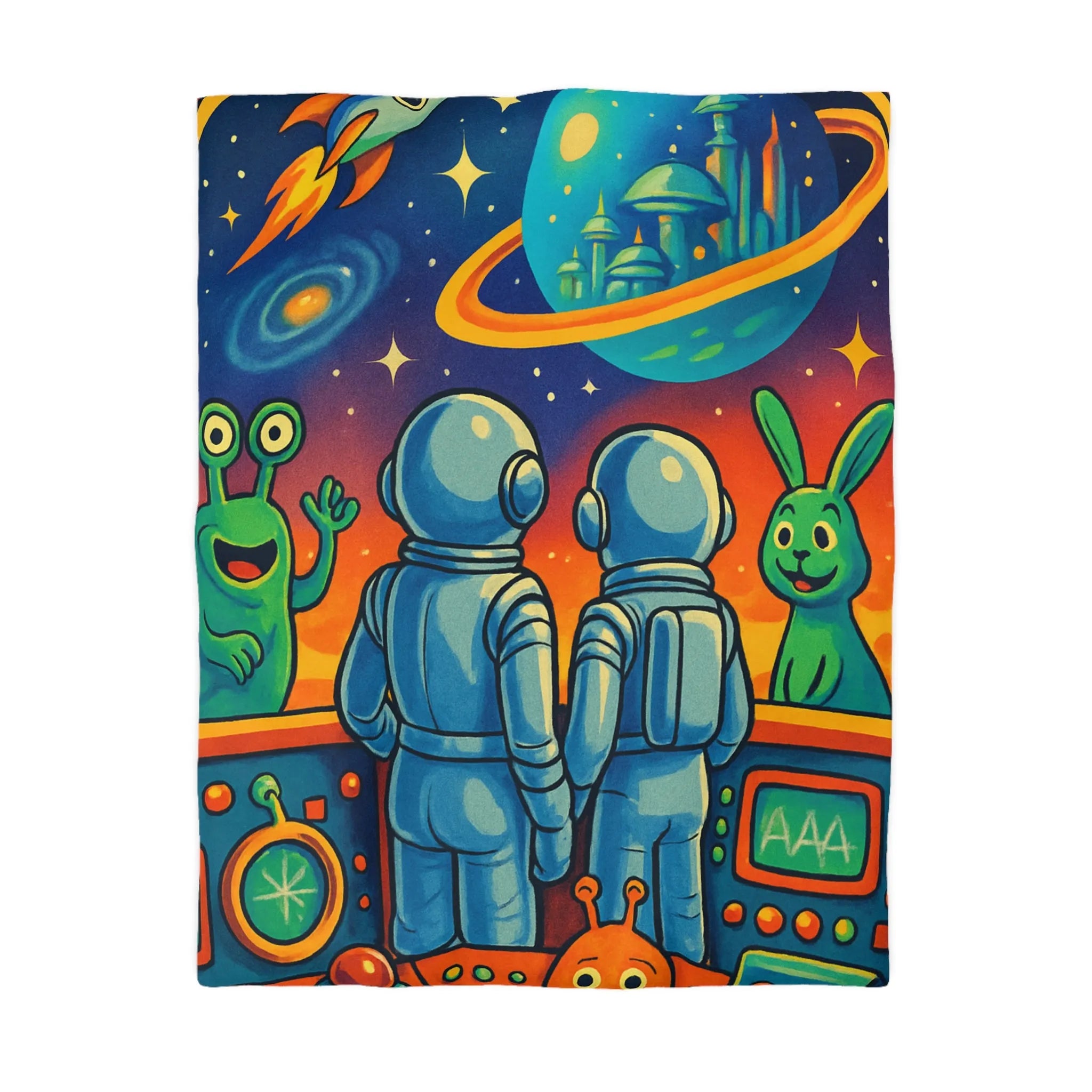 Housse de Couette Microfibre Création Artistique Moderne Design Exclusif Décoration Chambre