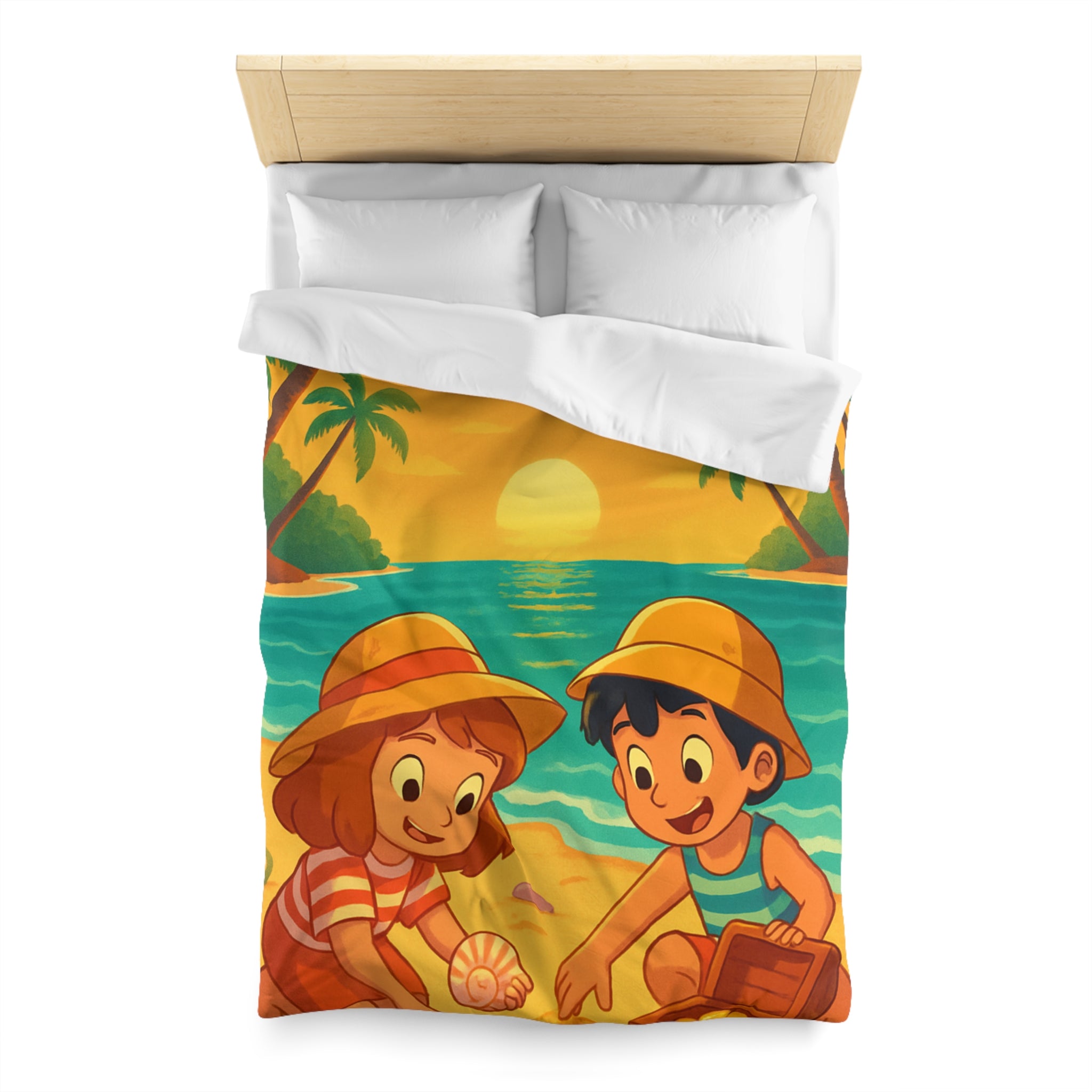 Housse de Couette Microfibre Création Artistique Moderne Design Exclusif Décoration Chambre