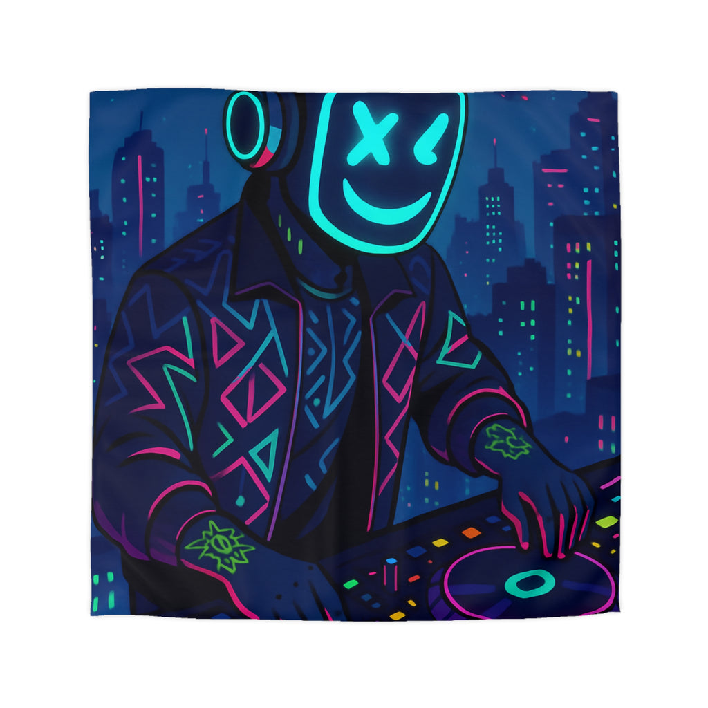 Housse de Couette Microfibre Motif Créatif Original Style Contemporain Chambre Élégante