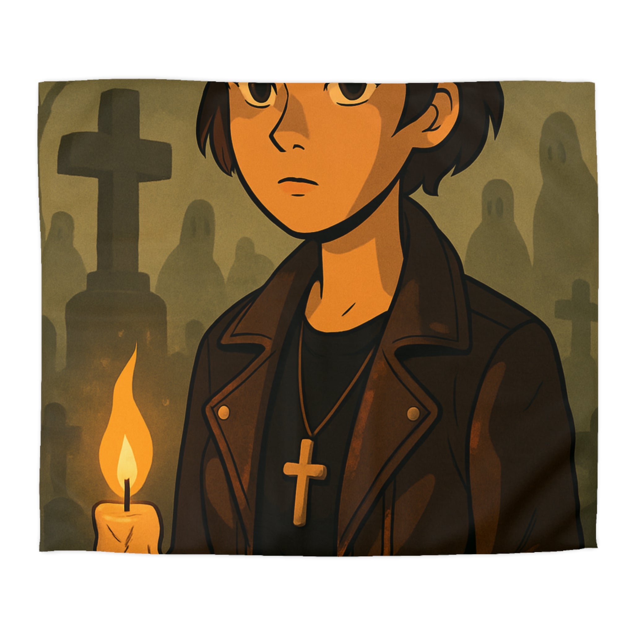 Housse de Couette Microfibre Design Artistique Moderne Décoration Chambre Confort Premium