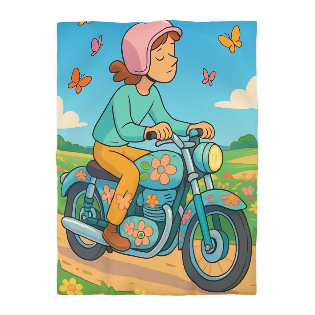 Housse de Couette Microfibre Design Artistique Moderne Décoration Chambre Confort Premium