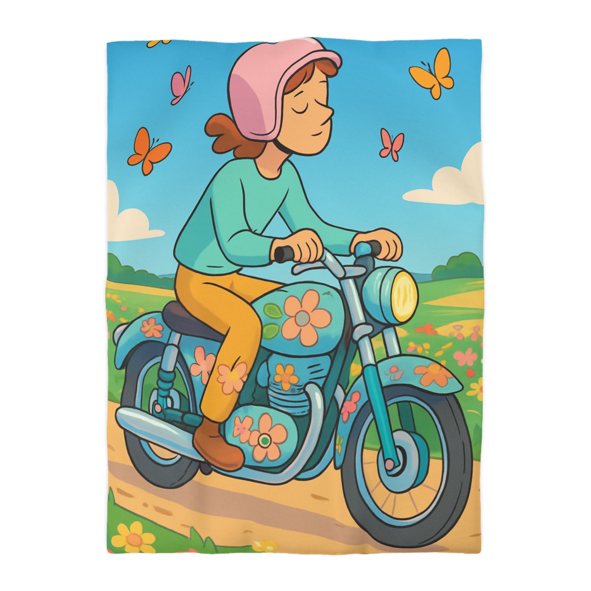 Housse de Couette Microfibre Design Artistique Moderne Décoration Chambre Confort Premium