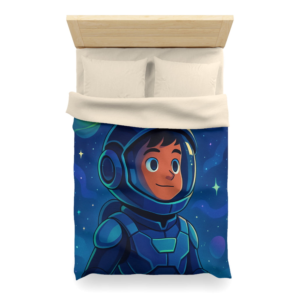 Housse de Couette Microfibre Illustration Unique Design Moderne Décoration Intérieure Raffinée