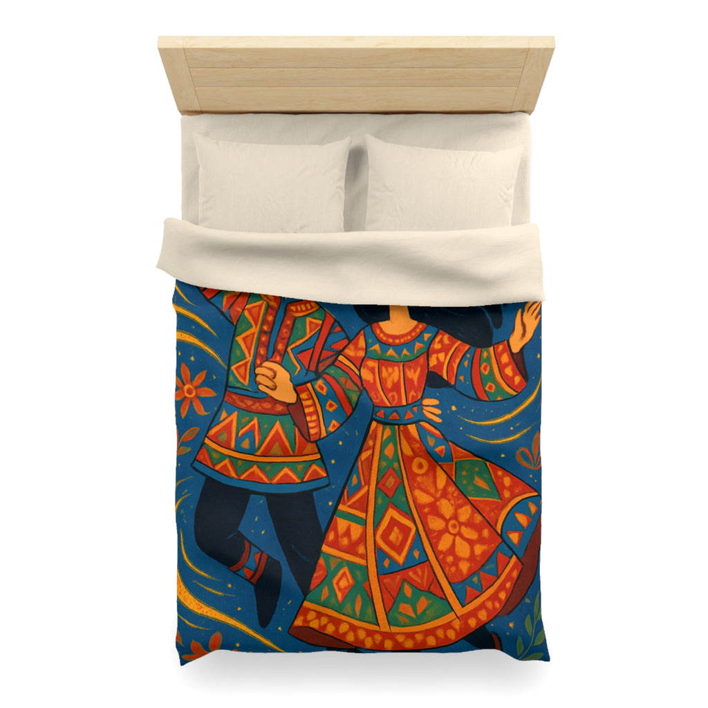 Housse de Couette Microfibre Illustration Unique Design Moderne Décoration Intérieure Raffinée