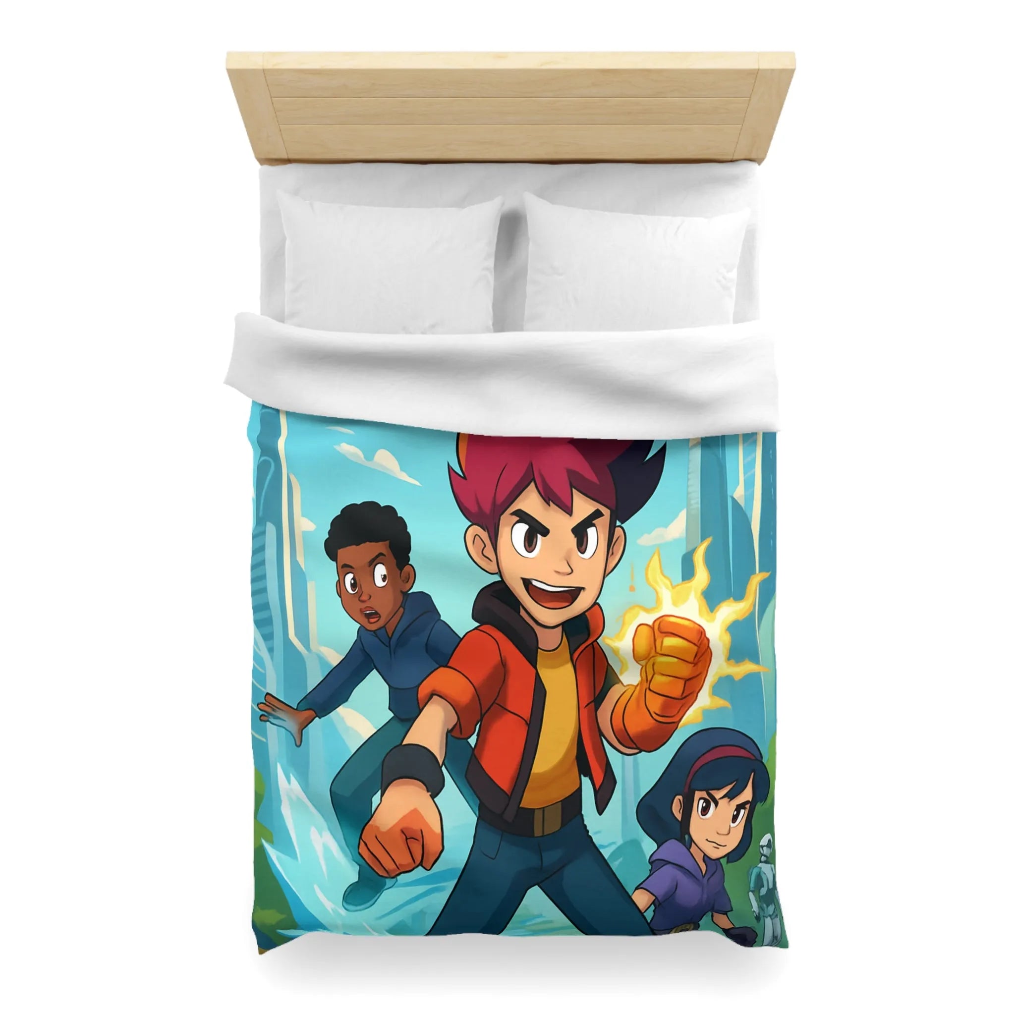 Housse de Couette Microfibre Création Artistique Moderne Design Exclusif Décoration Chambre