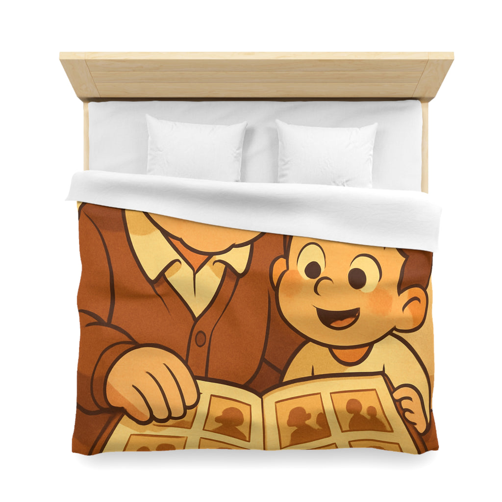 Housse de Couette Microfibre Design Artistique Moderne Décoration Chambre Confort Premium