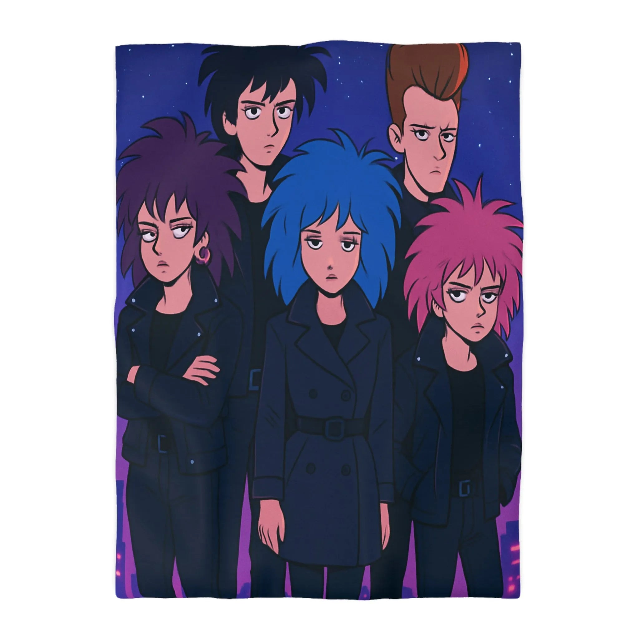 Housse de Couette Microfibre Création Artistique Moderne Design Exclusif Décoration Chambre