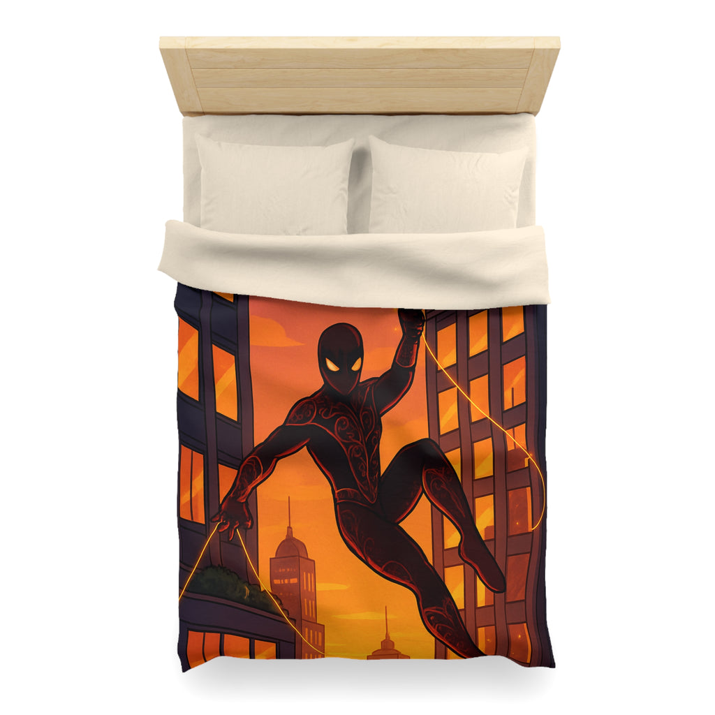 Housse de Couette Microfibre Design Artistique Moderne Décoration Chambre Confort Premium