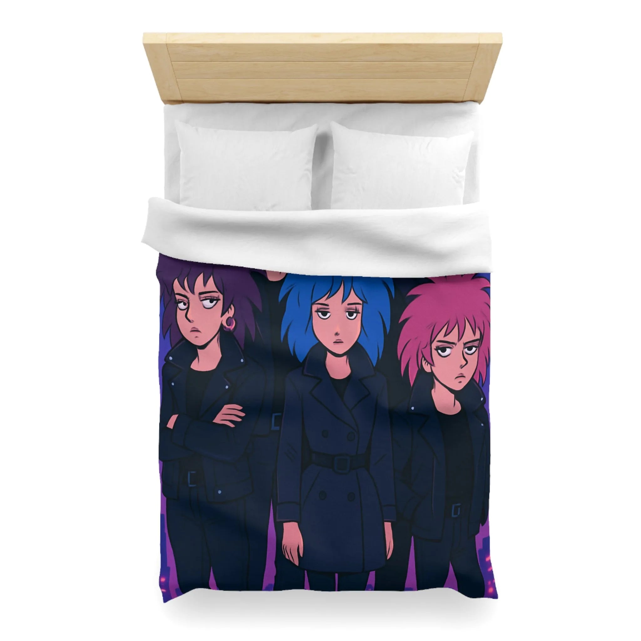 Housse de Couette Microfibre Création Artistique Moderne Design Exclusif Décoration Chambre