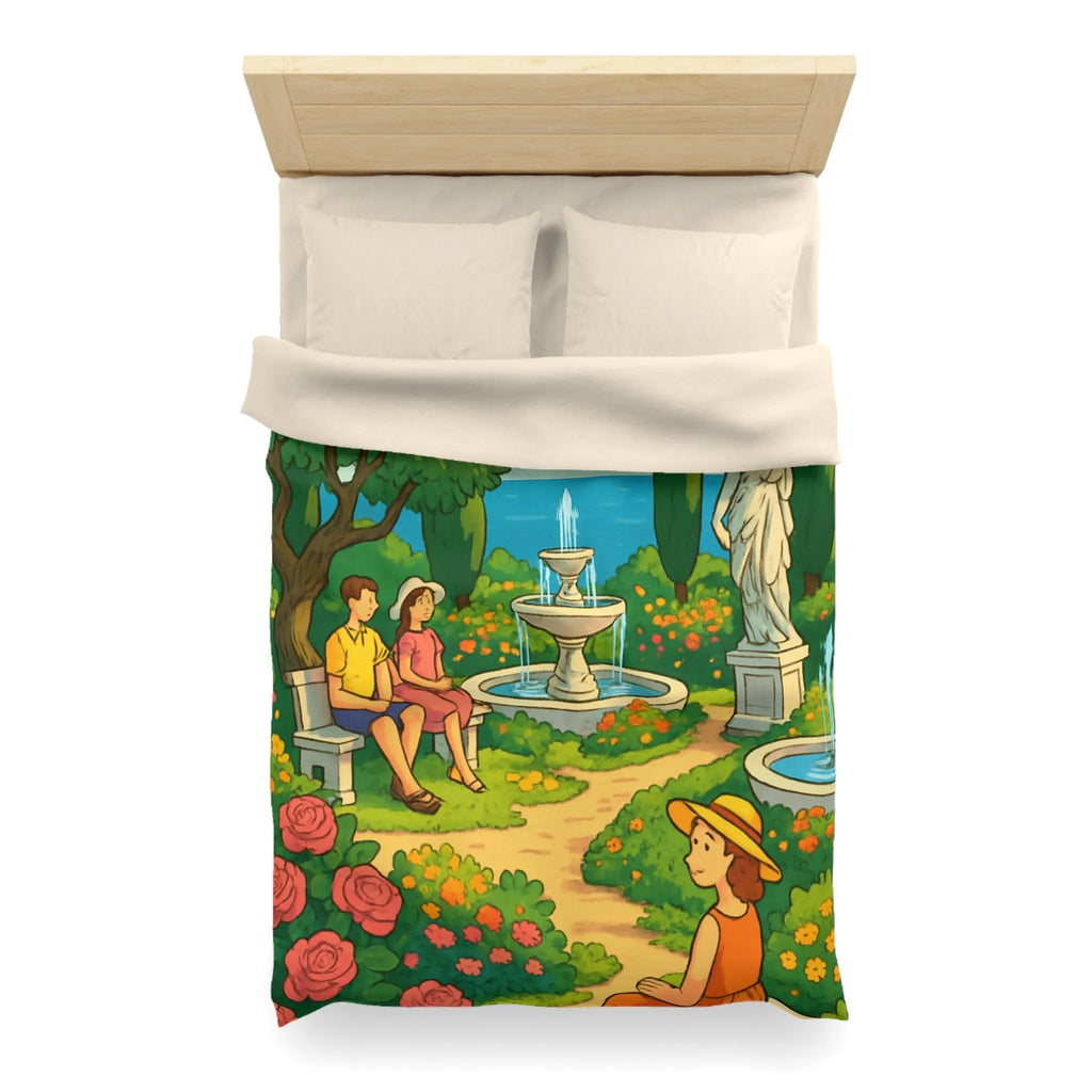 Housse de Couette Microfibre Création Artistique Moderne Design Exclusif Décoration Chambre