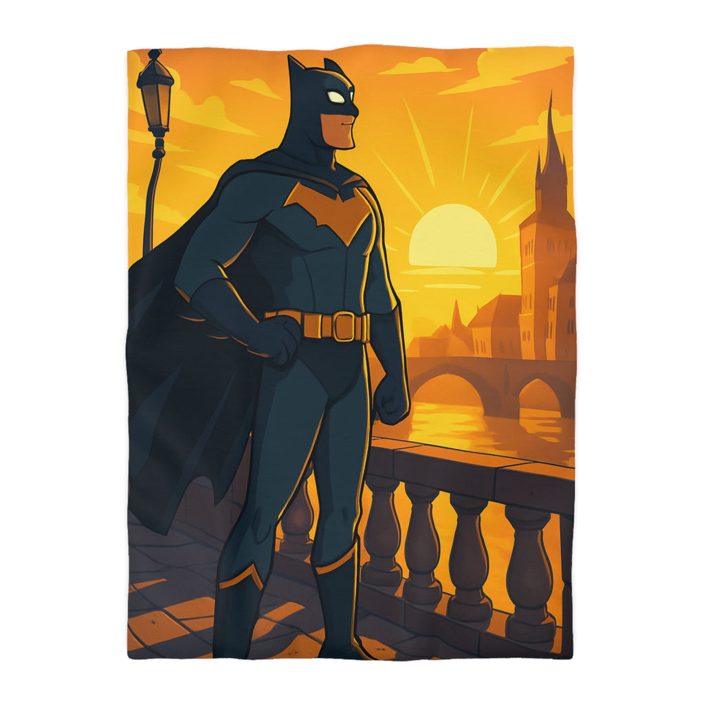 Housse de Couette Microfibre Motif Créatif Original Style Contemporain Chambre Élégante