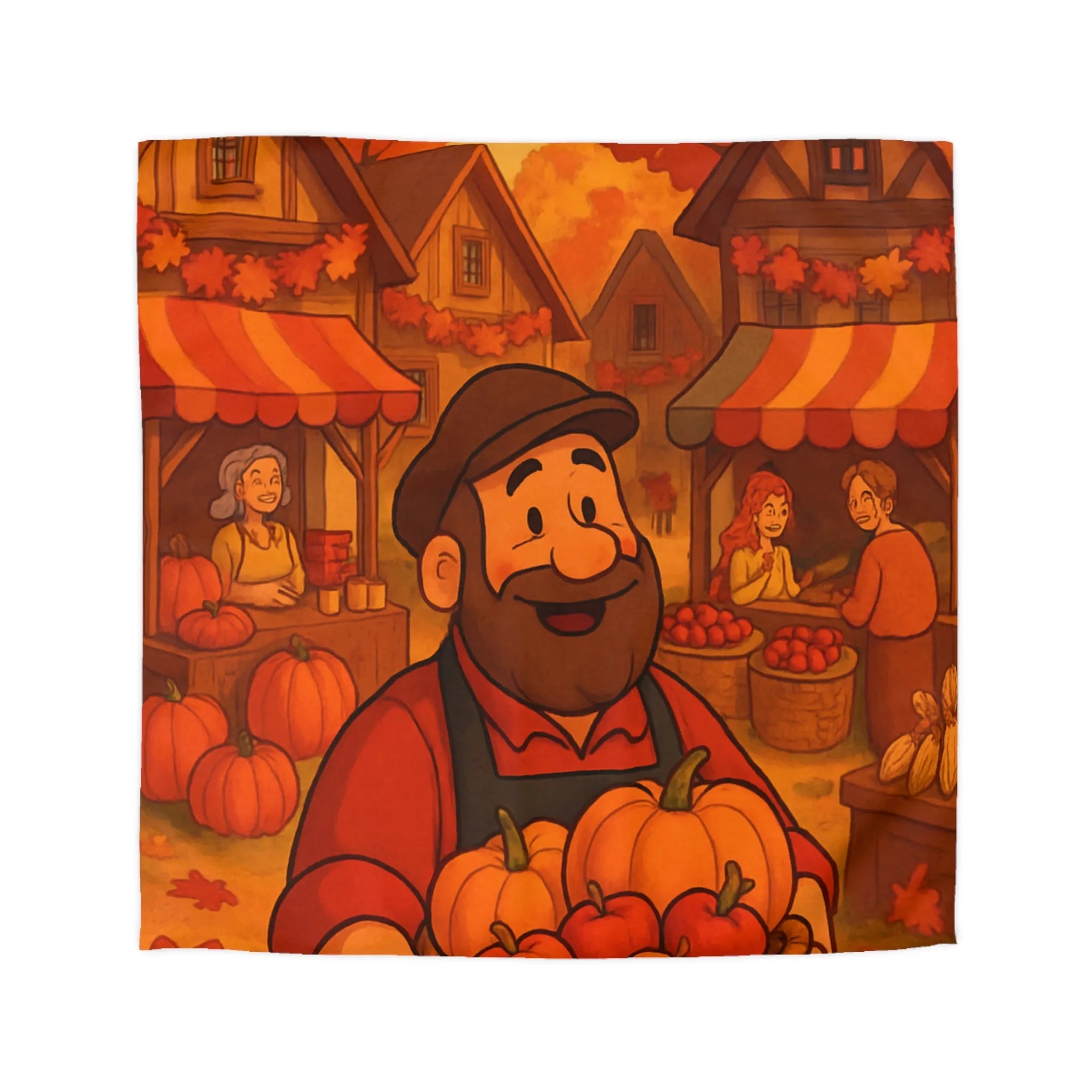 Housse de Couette Microfibre Art Graphique Contemporain Style Décoratif Chambre Tendance