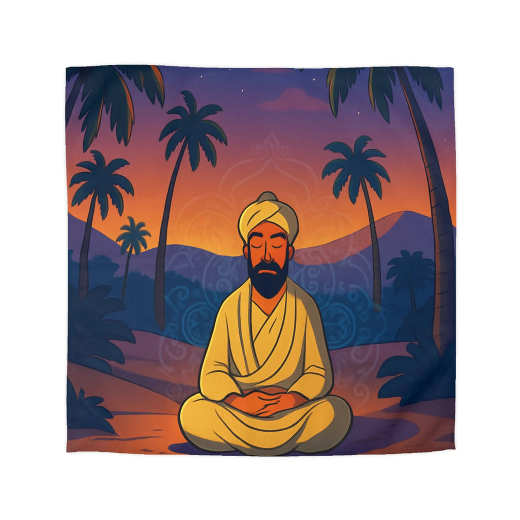 Housse de Couette Microfibre Art Graphique Contemporain Style Décoratif Chambre Tendance