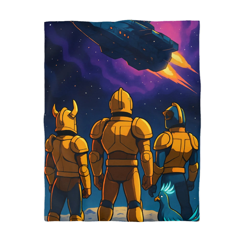 Explorez l'univers avec une housse de couette spatiale unique et captivante