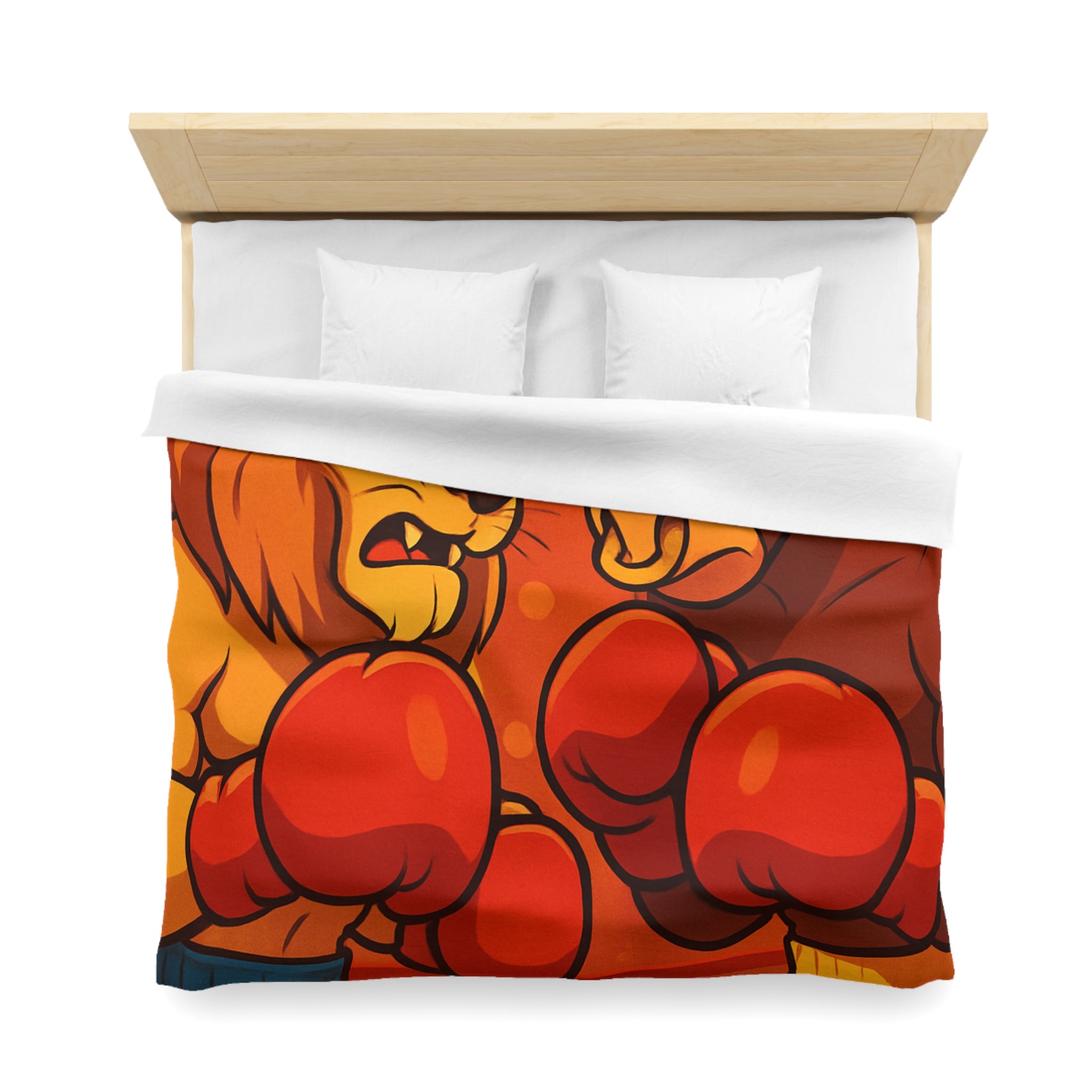 Housse de Couette Microfibre Design Artistique Moderne Décoration Chambre Confort Premium