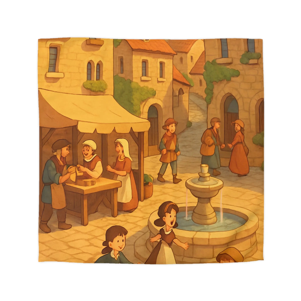 Housse de Couette Microfibre Art Graphique Contemporain Style Décoratif Chambre Tendance