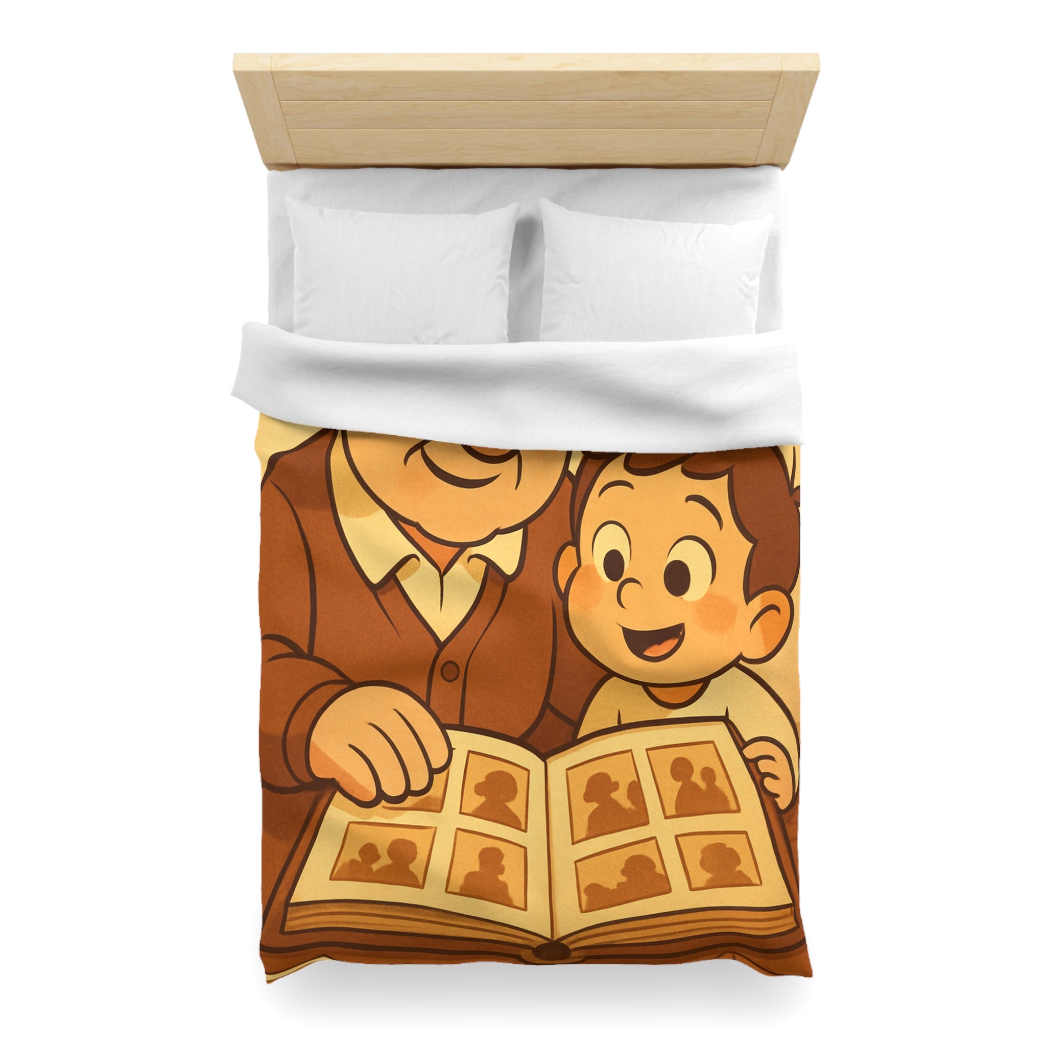 Housse de Couette Microfibre Design Artistique Moderne Décoration Chambre Confort Premium