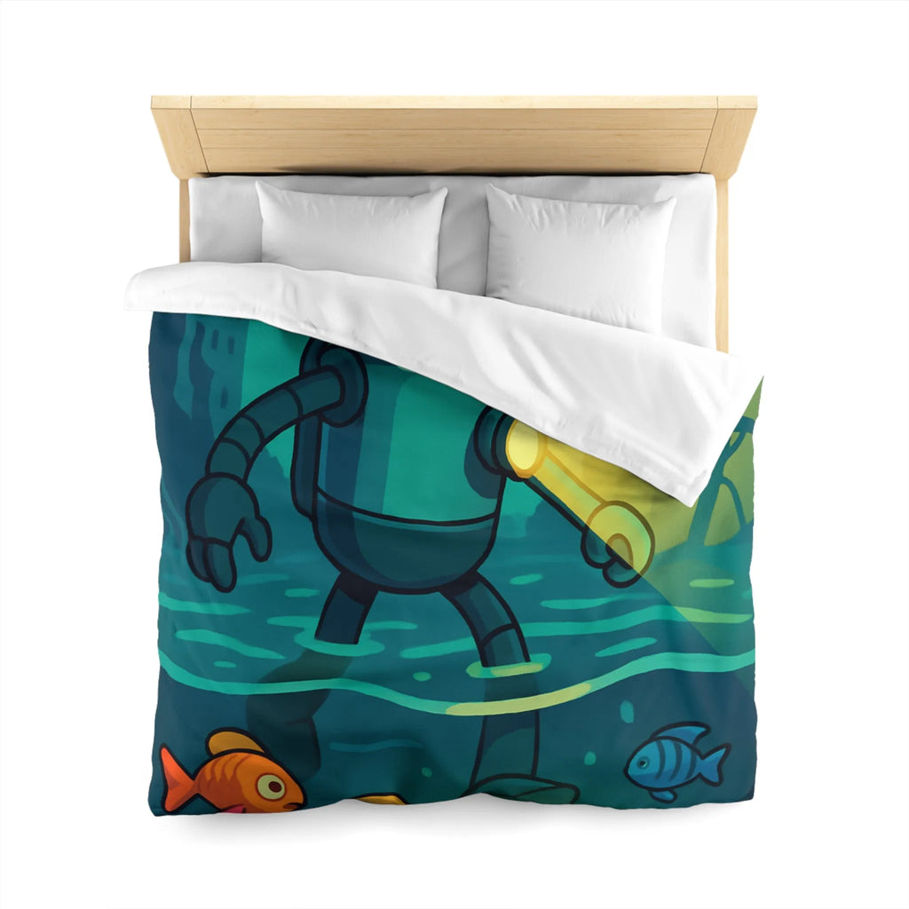 Explorez les Merveilles Sous-Marines avec un Robot Scaphandre et Poissons Colorés Magnifiques