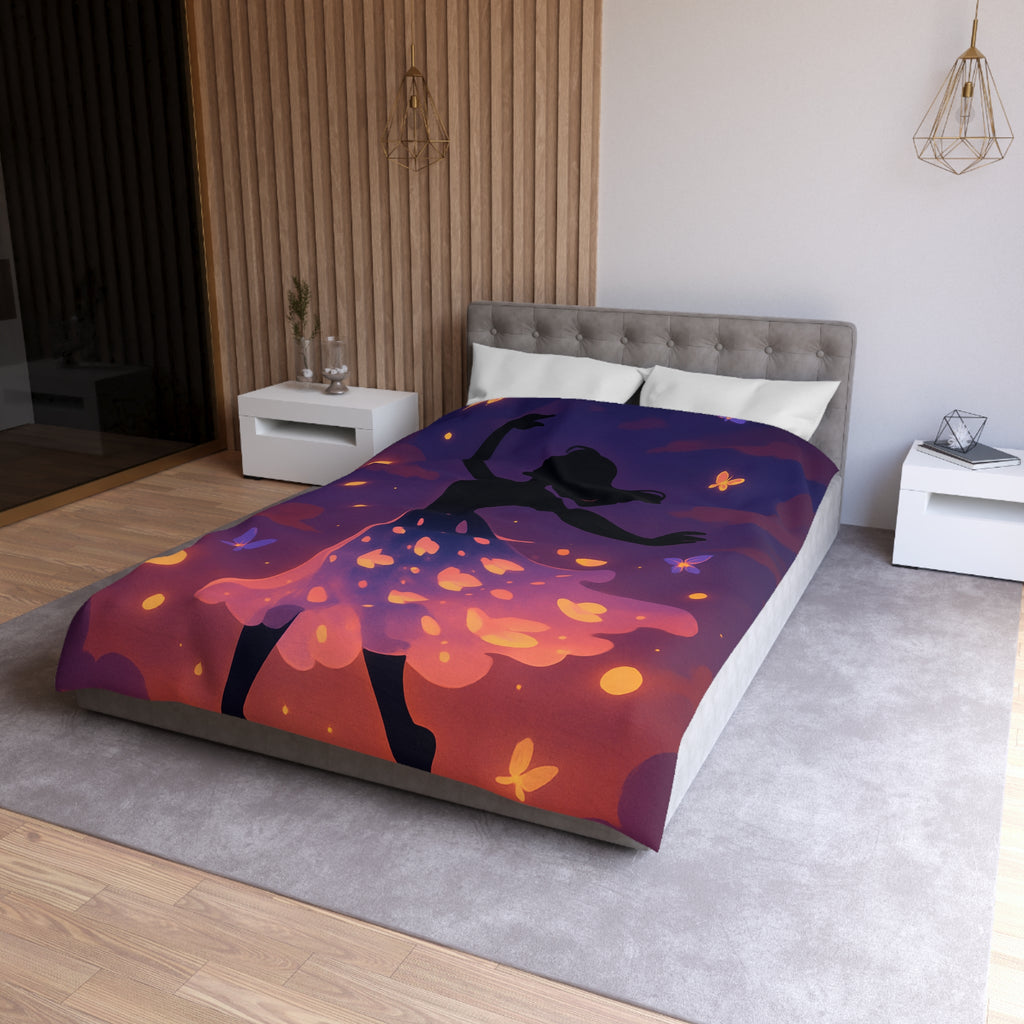 Housse de Couette Microfibre Design Artistique Moderne Décoration Chambre Confort Premium