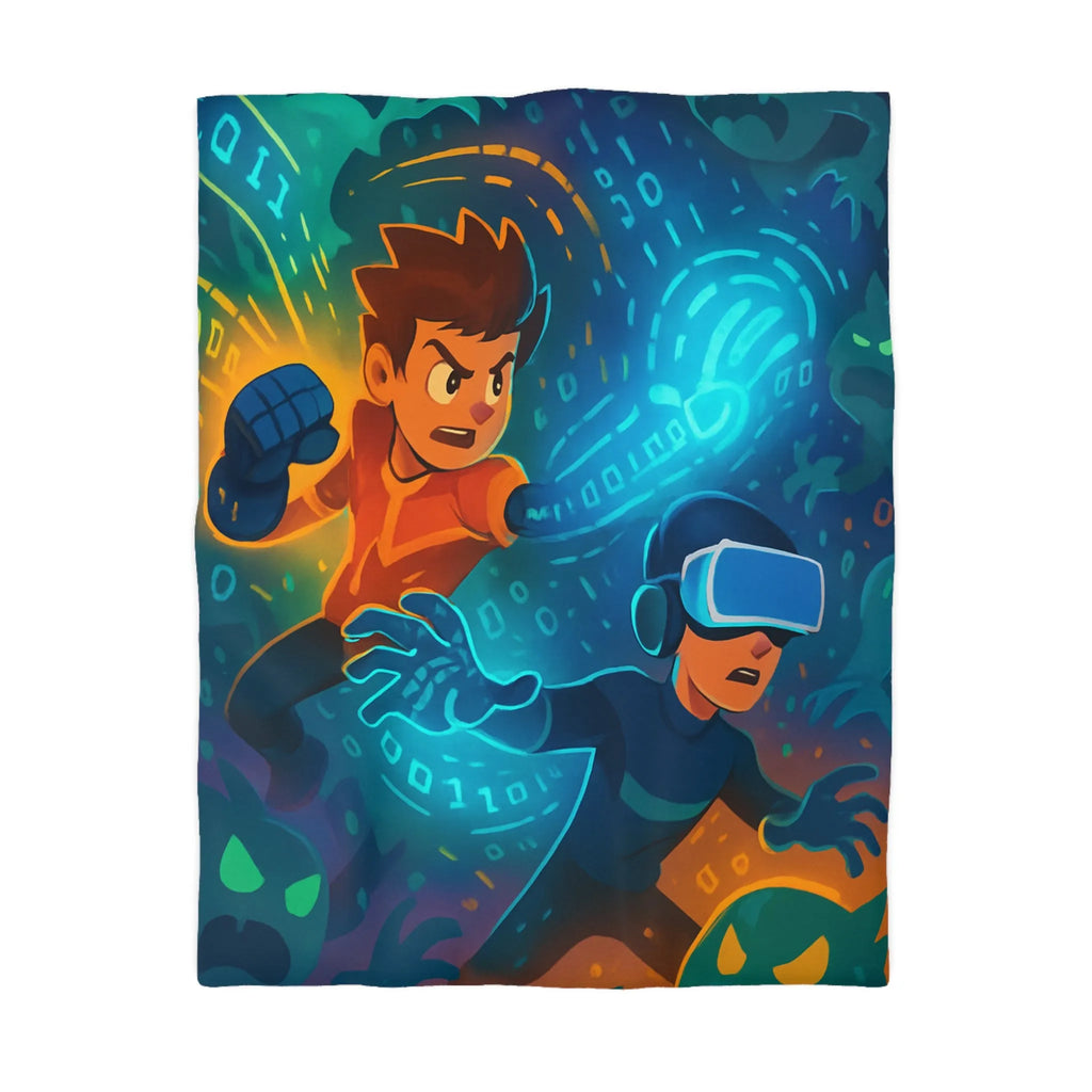 Housse de Couette Microfibre Création Artistique Moderne Design Exclusif Décoration Chambre