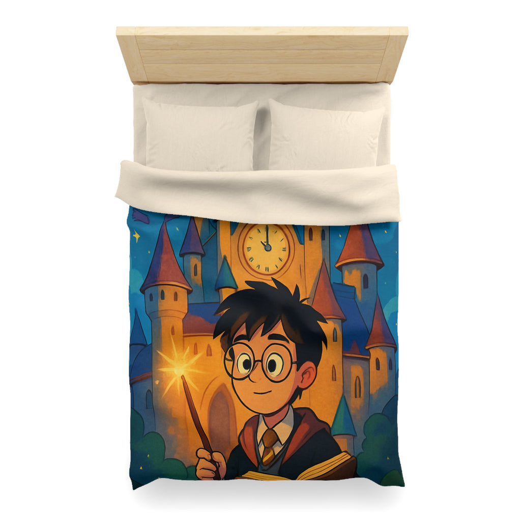 Housse de Couette Microfibre Motif Créatif Original Style Contemporain Chambre Élégante