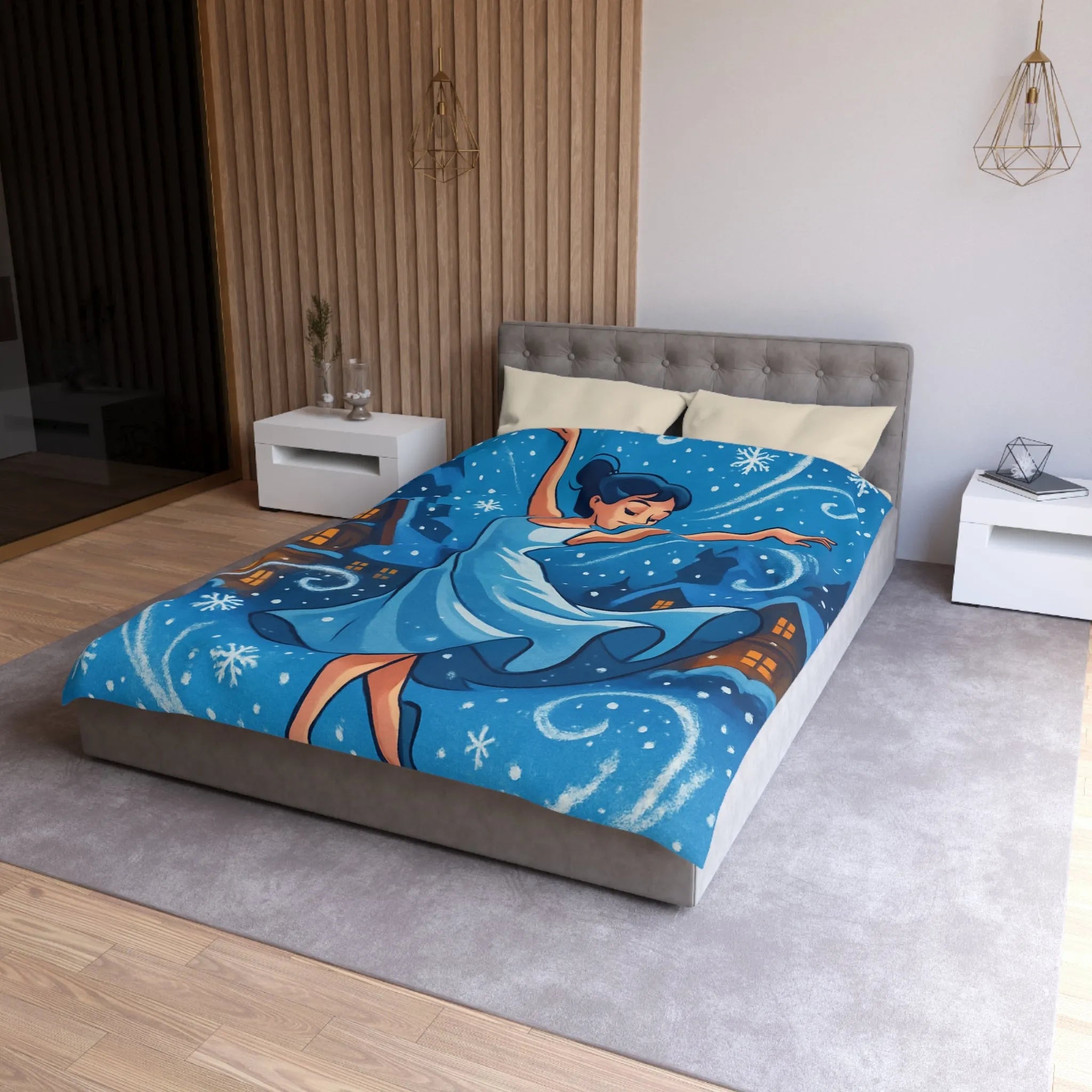 Housse de Couette Microfibre Création Artistique Moderne Design Exclusif Décoration Chambre