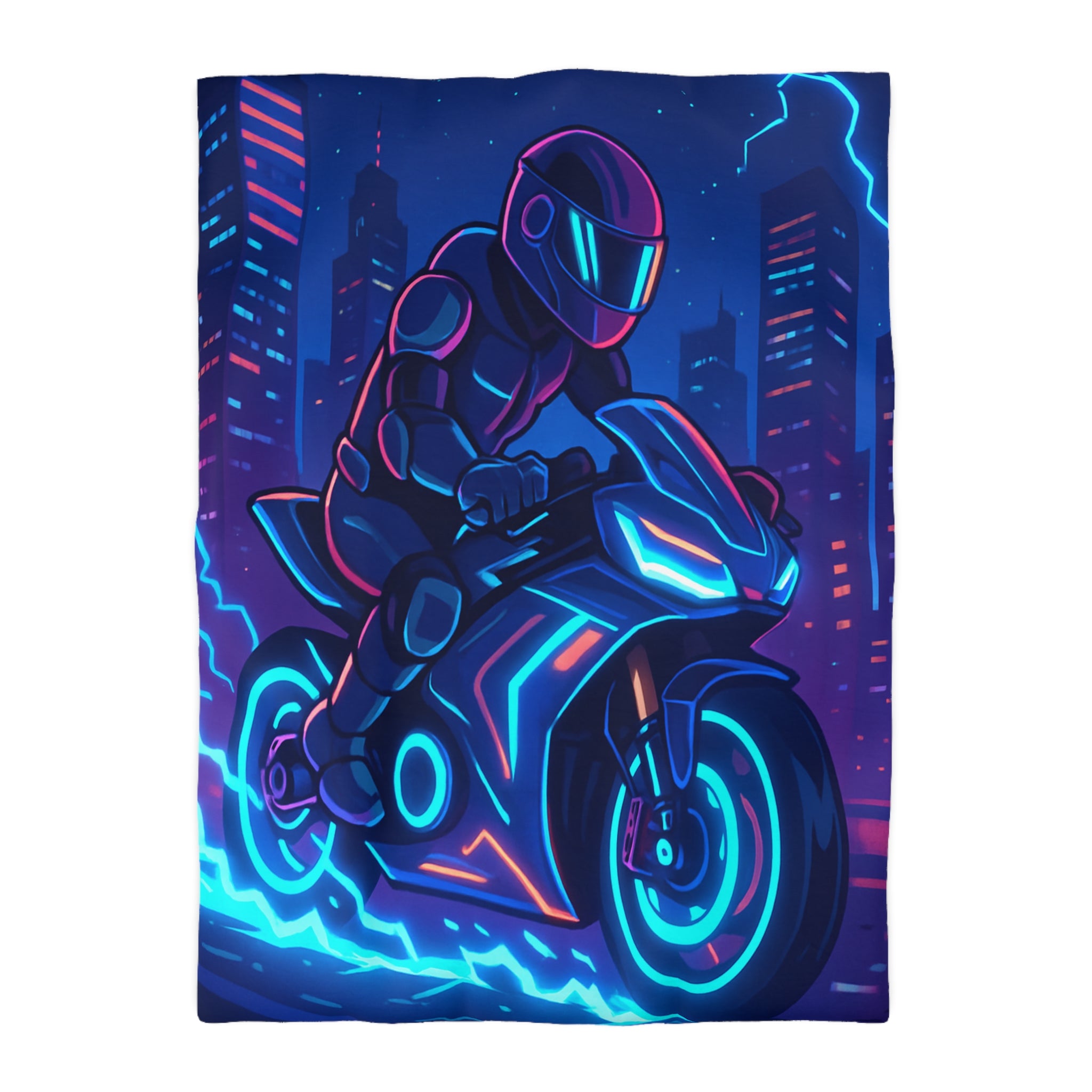 Housse de Couette Microfibre Design Artistique Moderne Décoration Chambre Confort Premium