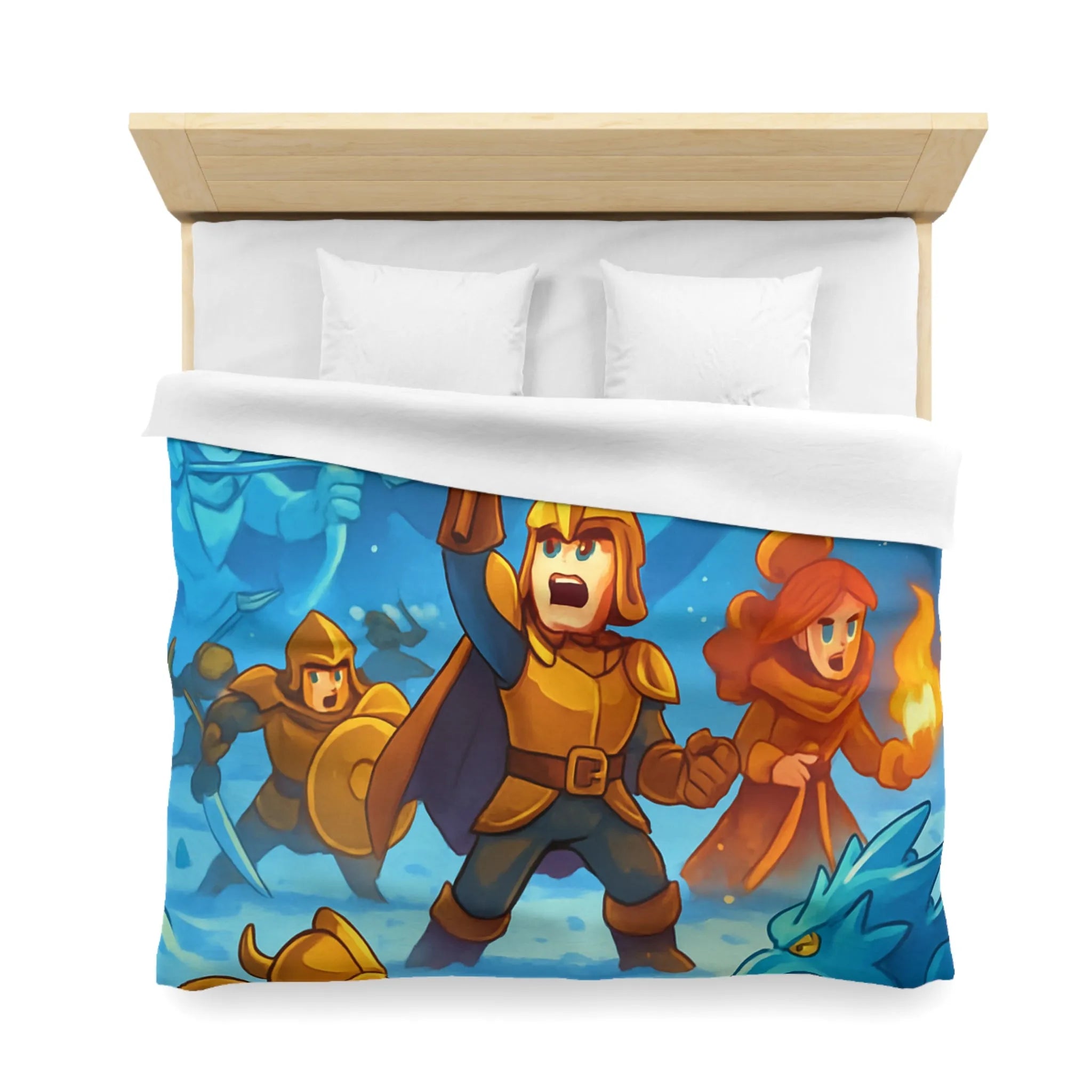 Housse de Couette Microfibre Art Graphique Contemporain Style Décoratif Chambre Tendance