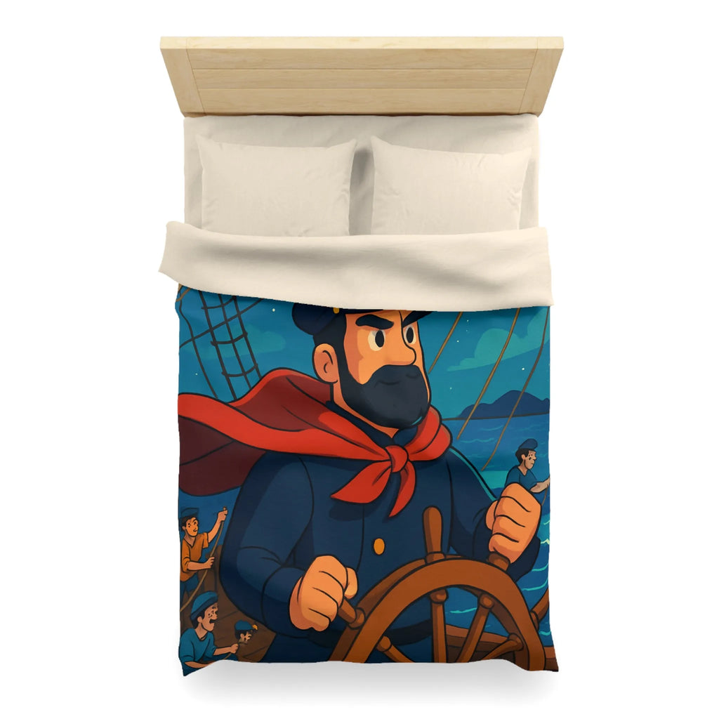 Housse de Couette Microfibre Art Graphique Contemporain Style Décoratif Chambre Tendance